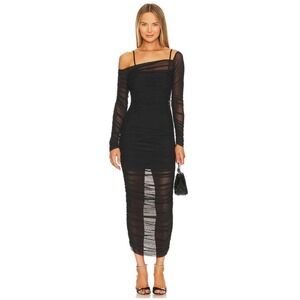 NWT SER.O.YA Chantae Black‎ Mesh Dress Sz XS $278